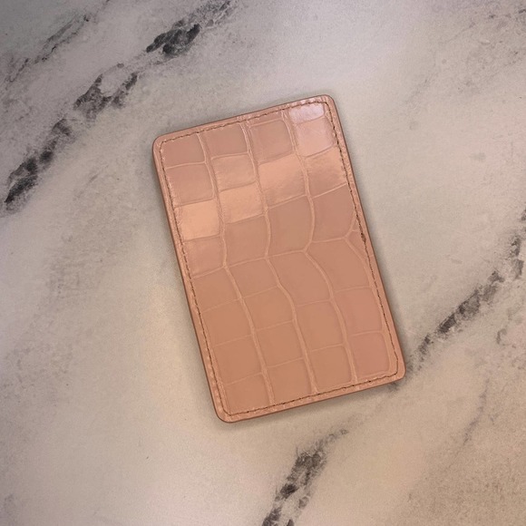 Louis Vuitton Alligator Cardholder crocodile pink exotic card case wallet LV - Picture 5 of 10